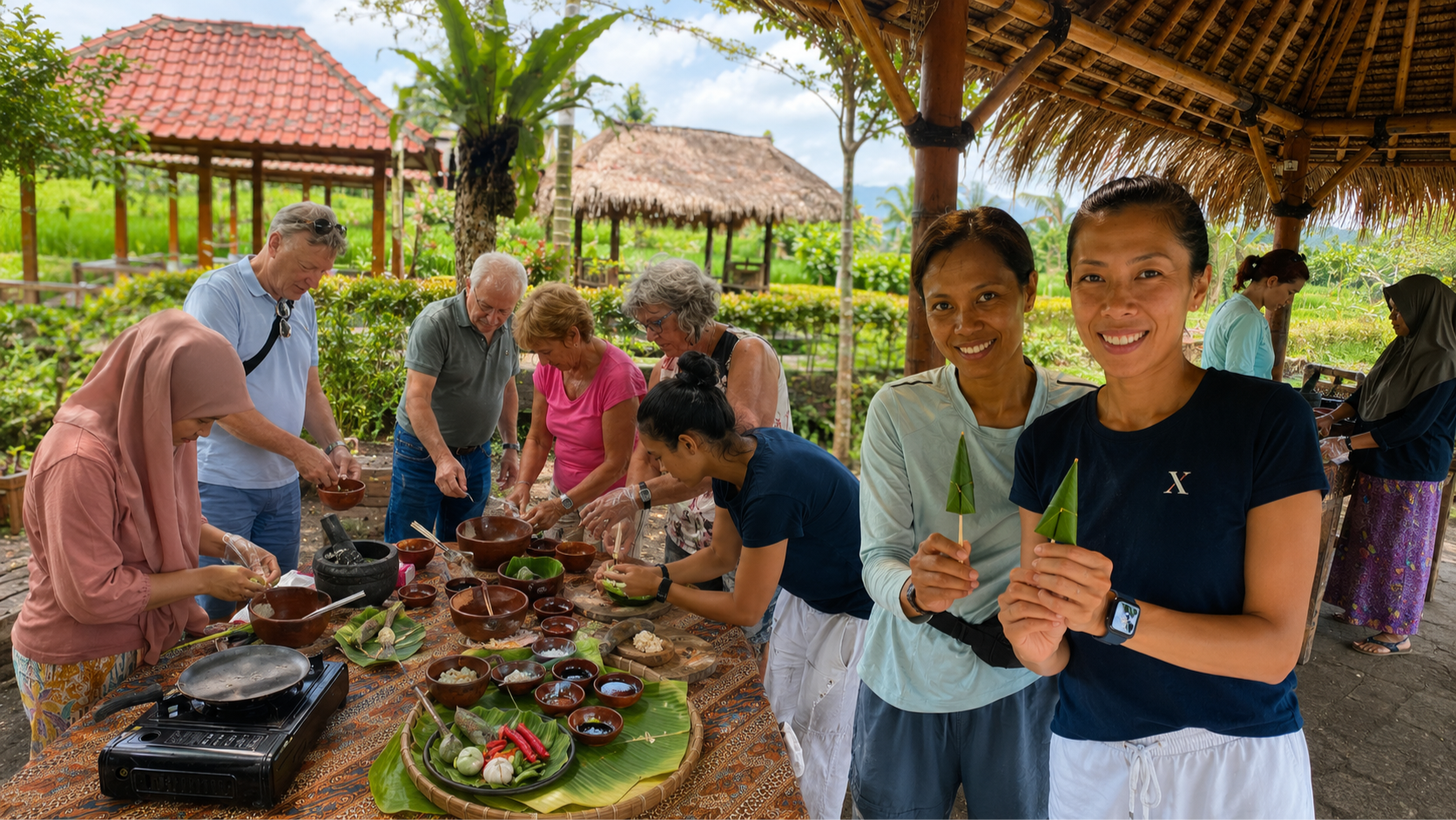 Lombok Village Cooking Class & Traditional Herbal Experience